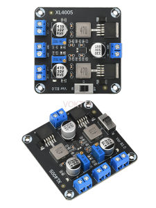 XL4005E1เครื่องแปลงไฟ DC-DC โมดูลพลังงาน5-32V ถึง0.8-30V ปรับได้5A สวิตช์จ่ายไฟสลับแบบ Dual-Channel