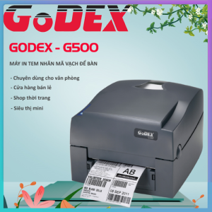 Máy in mã vạch nhãn Godex G500 (USB)