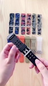 Silicone Rubber Watchband For Casio gw-9400 Replace Band Camouflage Sport Waterproof Matte Wristband TPU Belt Accessories