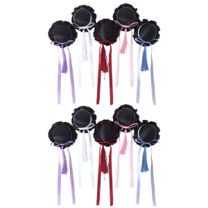 Tua nơ thắt bướm ruy băng kẹp tóc cho phụ nữ búi tóc Bìa Bowknot Kẹp Tóc Trang Phục Cosplay búi tóc S chủ 1 cặp