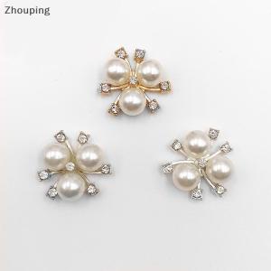 【ZP】 Flash Sale Cute 10pcs DIY Flower Button Wedding Decoration Sewing Decor Craft
