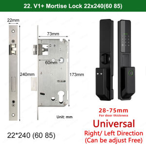 RAYKUBE AT1 TT Lock Full-auto Advanced Electronic Fingerprint Smart Door Lock With TT Lock APP/NFC/ICCard/Password/Key Unlock