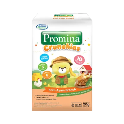 Promina Crunchies Krim Ayam Brokoli 20gr