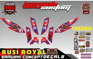 RUSI ROYAL SAMURAI CONCEPT DECAL STICKER