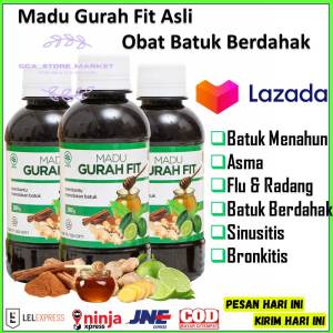 Madu Gurah Fit Asli Mengatasi Bronkitis Sinusitis Radang Tenggorokan Madu GurahFit Terbukti Ampuh & Reaksi Cepat