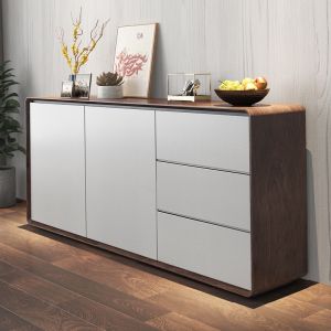 CraftedLiving SG-Modern Minimalist Wall Mounted Sideboard Cabinet Tea Storage Cabinet For Living Room  Condo Apartment Home Use