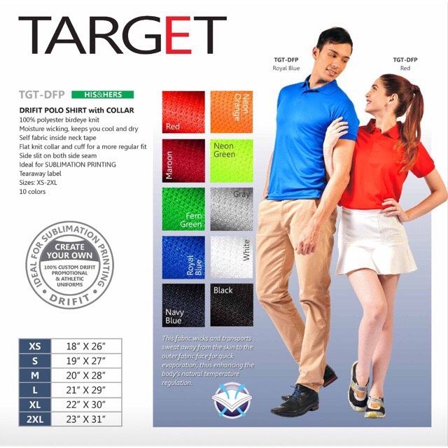 Target dri sale fit polo