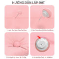 SET 4 Kẹp Cố Định Ga Giường Vỏ Chăn Gối Đệm Vải Cotton Đầu Nấm Kim Thép Khoá Ghim Chống Trượt Nệm. 