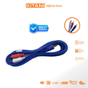 KITANI - Jack RCA 2Way 2-1 -  Kabel Audio Video - 1.8 Meter