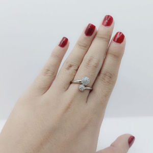 Cincin Harmony 01 Alloy Lapis Mas 18K Permata  Zirconia Premium Quality & Tahan Lama RP010S