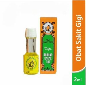 OBAT SAKIT GIGI CAP BURUNG KAKAK TUA meringankan rasa nyeri pada sakit gigi - 2 ml
