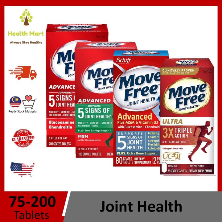 [NonHalal] Schiff Move Free Advanced Glucosamine & Chondroitin Joint