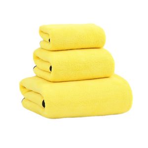 Bath Towel Dog Bath Towel Strong Water Absorbent Towel Cat Pet Bath Towel Soft Microfiber Washable Cleaning Double Layer Plush