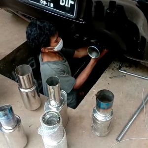 COD ✅TERMURAHTERLARIS KNALPOT MOBIL RACING SPOON SPORT UJUNG STENLIS SUARA BAS KERING GAHARBAS ULEM