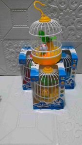 H038 MAINAN BURUNG BERKICAU VOICE CONTROL birdcage FU 1138
