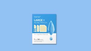 TKTK Large Pimple Patches for Face & Body XL Acne Stickers 7 Sizes 142ct FSA Eligible Hydrocolloid Bandages for Chin Forehead Blemish Zit Breakouts Large Hydrocolloid Patch (Square Strip Dot)