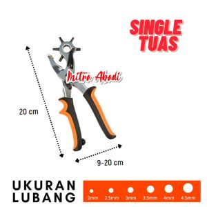 PROFESIONAL PUNCH PLIER / Tang Pembolong / Alat Pelubang Ikat Pinggang