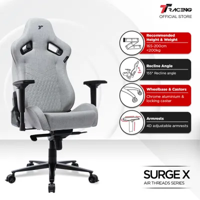 TTRacing Surge X Gaming Chair Ergonomic Home Office Chair Study Chair - 2 Years Official Warranty