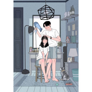 Câu Chuyện Tình Yêu Tranh Đính Đá 5D Tự Hoàn Thành Tranh Gắn Đá DIY