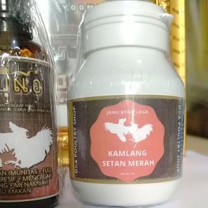 PAKET PRO 1 VVIP PREDATOR+KAMLANG SETAN MERAH+IMUNO SUPLEMEN AYAM PETARUNG