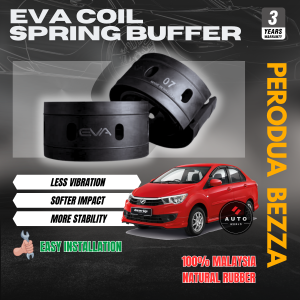 EVA Coil Spring Buffer PERODUA BEZZA Cushion Buffer Spring Rubber Stopper Spring (Front & Rear SET) 100% Getah asli