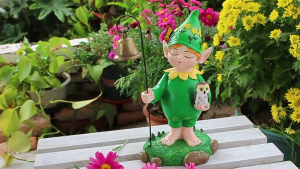 Chuông ELF Owl ornamente fairys trang trí cảnh quan cho Bàn đầu giường phòng khách