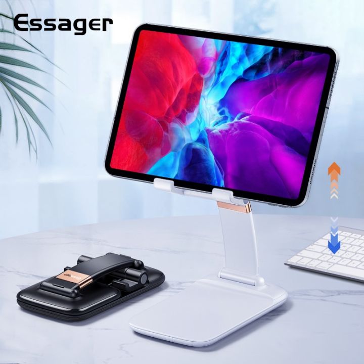 Essager Bàn Có Thể Gập Lại Điện Thoại Di Động Giá Để Điện Thoại Chân Đế iPhone 11 Pro Max Máy Tính Bảng iPad Pro Trọng Lực Linh Hoạt Màn Hình Nền Để Bàn
