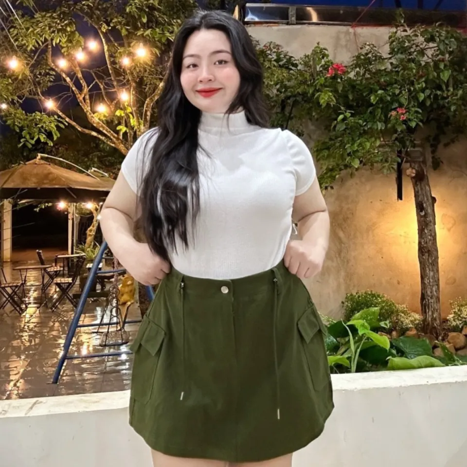 🍓Chân váy rút dây kaki nữ tôn dáng siêu cá tính | Shopee Việt Nam