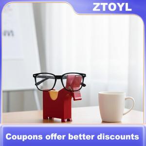 【ZTOYL】 Desk Memo Holder with Cartoon Figure Decorative Office Supplies for Home Study Work Cute Desk Accessories Decoration