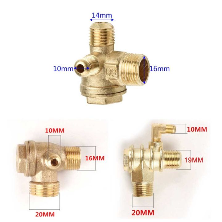CutOff Valve Check Valve Brass Check Valve Accessories Air Compressor Lazada