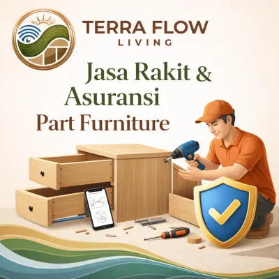 Set Meja Rias Putih Minimalis Termasuk Kursi Pita / Meja Rias Minimalis / Rak mini / Meja Kosmetik / Dressing Table Homedoki