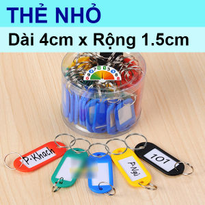 Combo 20 Móc Khóa Thẻ Ghi Chú Hành Lý Đánh Dấu Chìa Khóa Thẻ Tên NameTag Ghi Nhớ Móc Chìa Khóa Xe Máy Ô tô