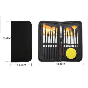 15 Pcs Art Brush Set / Kuas Lukis 1 Set / Kuas Lukis Kecil 1 Set / Brush Lukis Set