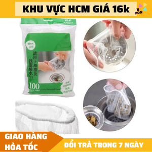 HỎA TỐC FREESHIP Combo 100 túi lọc rác bồn rửa chén lưới lọc rác bồn rửa bát túi lưới lọc rác bồn rửa bát lọc bồn rửa chén
