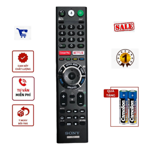 Điều khiển tivi Sony giọng nói thay thế cho RMF-TX310P TX300P Remote tivi sony có chức năng giọng nói rimot tivi sony - tặng kèm pin