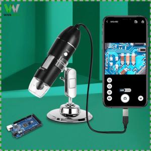 Digital USB Microscope Camera 500X LED Magnifier for Cell Phone Repair and Electronics Inspection with High-Resolution 1600X
