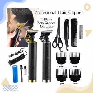 Alat Pencukur rambut pria tanpa kabel Pencukur rambut pria Alat cukur rambut pria 1 set murah