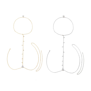 Waist Belt Stylish Necklace Waist Chain Belt Elaborate Chain Belly Chain for Belly Dance Waist Chain