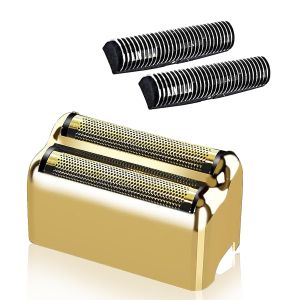 1 Pack Professional Replacement Foil and Cutters for BaBylissPRO Barberology Double Foil Shaver Compatible with BaBylissPRO Barberology FXFS2 Shaver，Gold