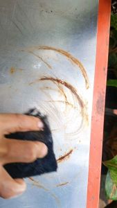 ฟองน้ำขัดโลหะหนัก ฟองน้ำมหัศจรรย์ ฟองน้ำขัดสนิม ฟองน้ำขัดหม้อ ฟองน้ำกระดาษทราย ขจัดคราบสกปรก Magic Sponge ฟองน้ำนาโนขัดคราบหนัก