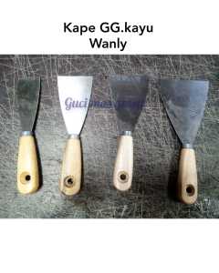 Kape   Sekrap Scraper Gagang Kayu WANLY