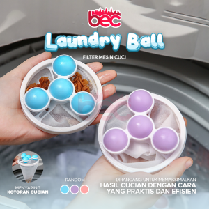 [BEC] Laundry Ball Filter Mesin Cuci | Bola Pembersih Bulu | Bola Laundry Kantong Mesin Cuci | Saringan Kantong Filter Mesin Cuci