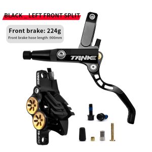 TANKE MTB Bike 4 Piston Disc Brake Hydraulic Caliper Resin Brake Pads 900/1700 for Bicycle AM DH Road Bike Ultralight Disc Brake