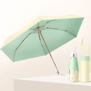 MAYIT Siêu nhẹ Ô dù bỏ túi Bảo vệ khỏi tia cực tím Gấp lại Ô che nắng Di động Sử dụng kép Mùa hè