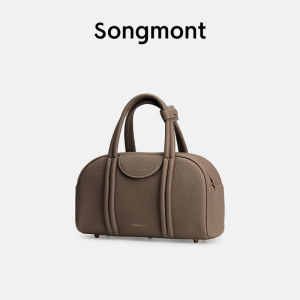 2025[ Spot Goods ] Pine under the Mountain Songmont Bowling Bag Boston Pillow Bag Single Shoulder Handbag Crossbody Bag