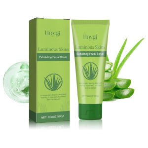 Hoygi Aloe Vera Exfoliating Scrub Deep cleansing removes impurities reduces fine lines tightens refines refreshes and smooths the skin