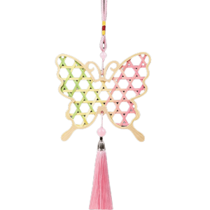 YDSD Zongzi Bamboo Pendant Material Kit Cat Butterfly Handmade Dragon Boat Festival DIY Kit Home Decor Tassel Hanging Ornaments Dragon Boat Festival