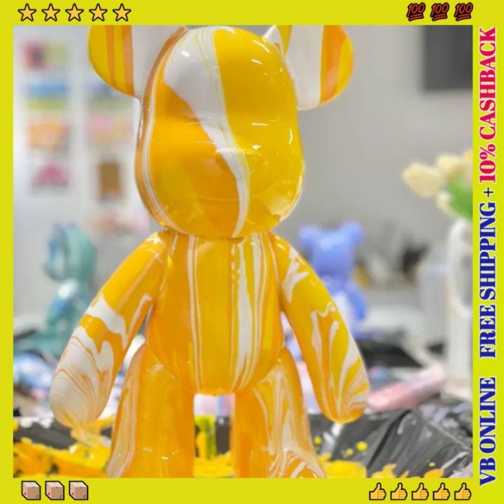 DIY FLUID BEAR / BEARBRICK GIFT/ 自创颜料流体熊/ 暴力熊Resin