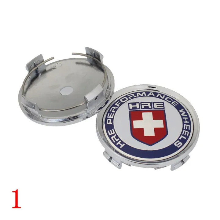 4x 74mm 75mm HRE Radnabenabdeckungen Radkappen