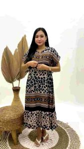 Daster Motif Branded Kekininian All Size Rayon Busui Nyaman Adem